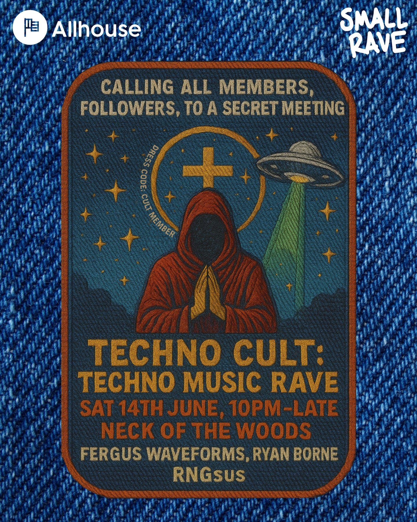 TECHNO CULT - TECHNO MUSIC RAVE 🛸 – SMALL RAVE