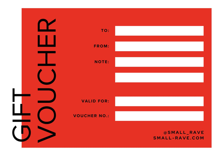 SMALL RAVE GIFT VOUCHER