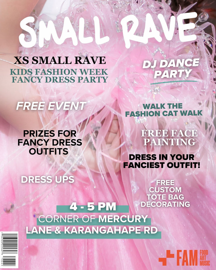 XS SMALL RAVE - FREE KIDS FASHION WEEK FANCY DRESS PARTY