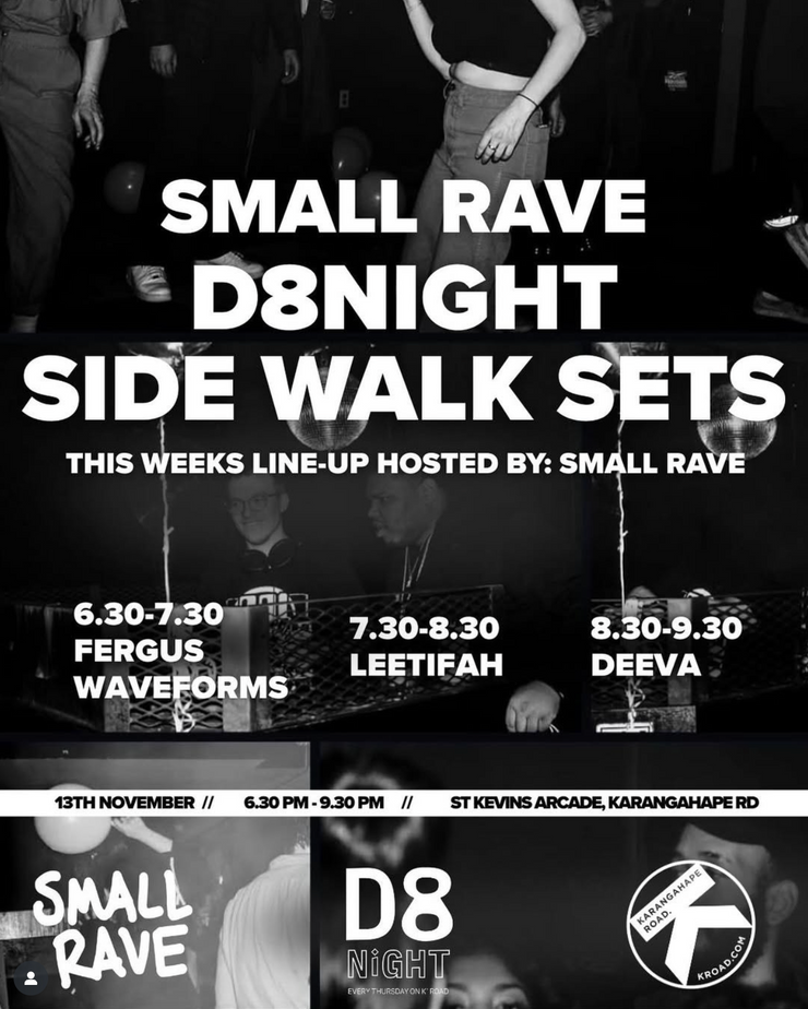 SMALL RAVE SIDEWALK SETS 13TH OF NOVEMBER